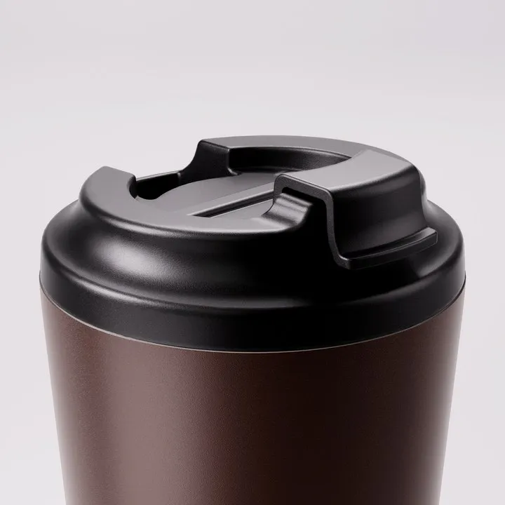 Fressko Camino cup lid close-up in Espresso