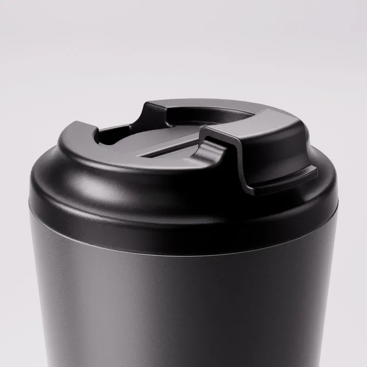 Fressko Camino cup lid close-up in Coal